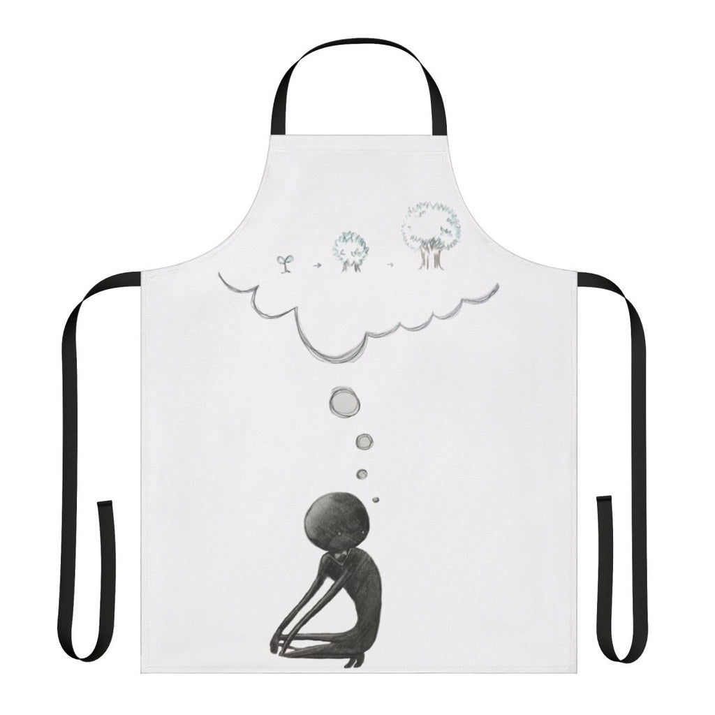 Deemo inspired apron with a fantasy tree design