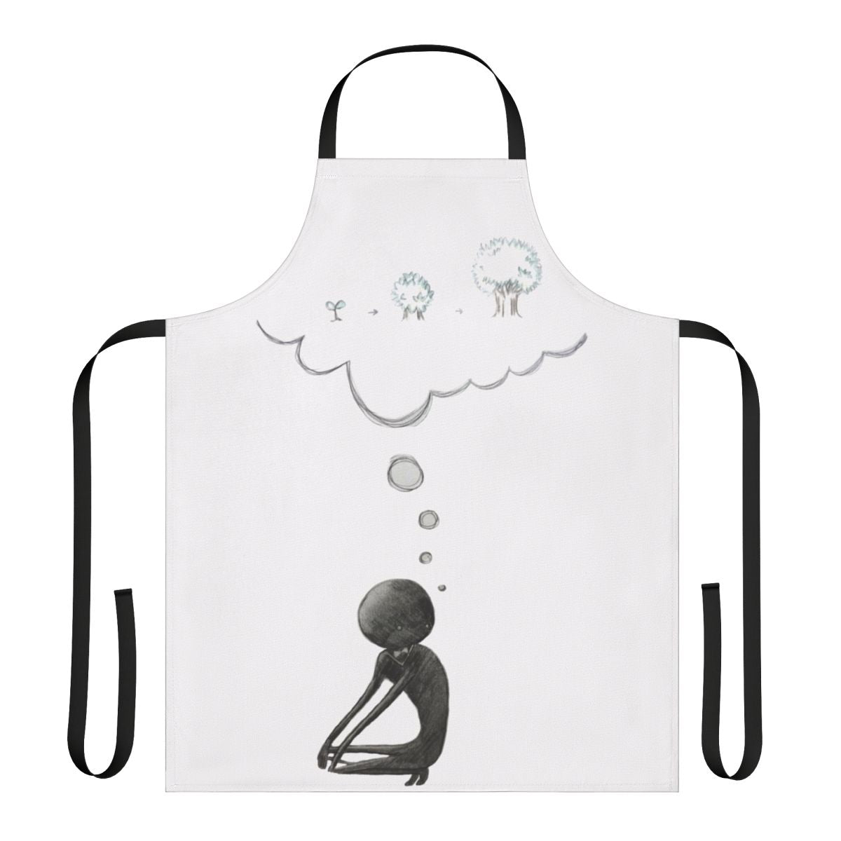 Deemo inspired apron with a fantasy tree design