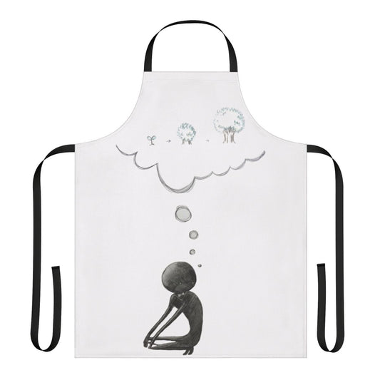 Deemo inspired apron with a fantasy tree design