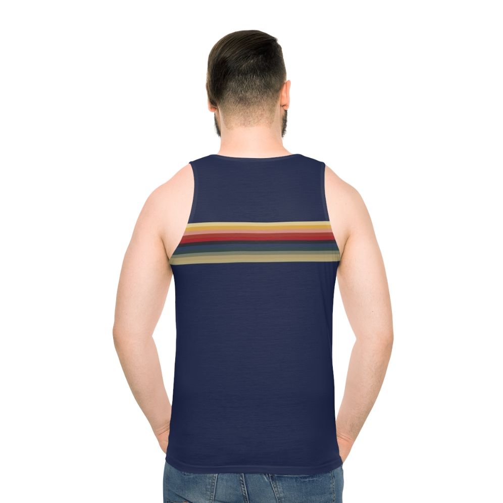 Thirteenth Doctor Unisex Tank Top with Rainbow Pattern