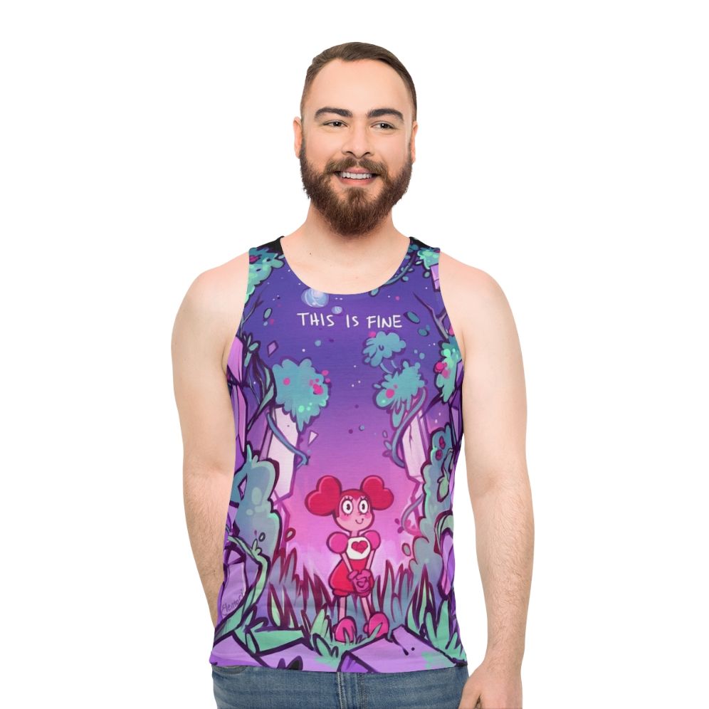 "This Is Fine" Unisex Steven Universe Tank Top