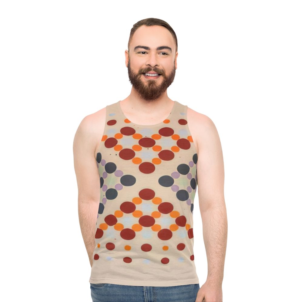 Thomas Downing abstract art geometric unisex tank top