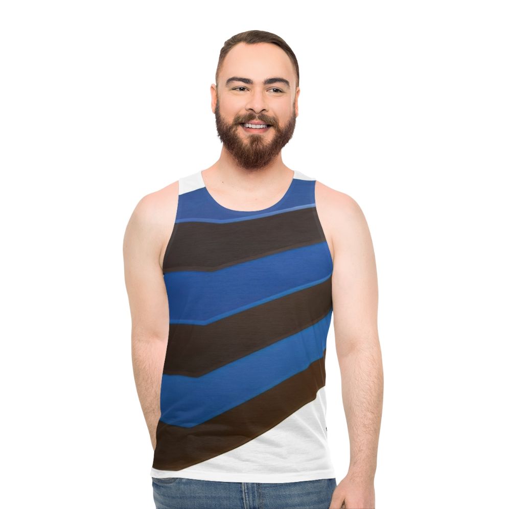 Thomas Downing Abstract Plank Art Tank Top