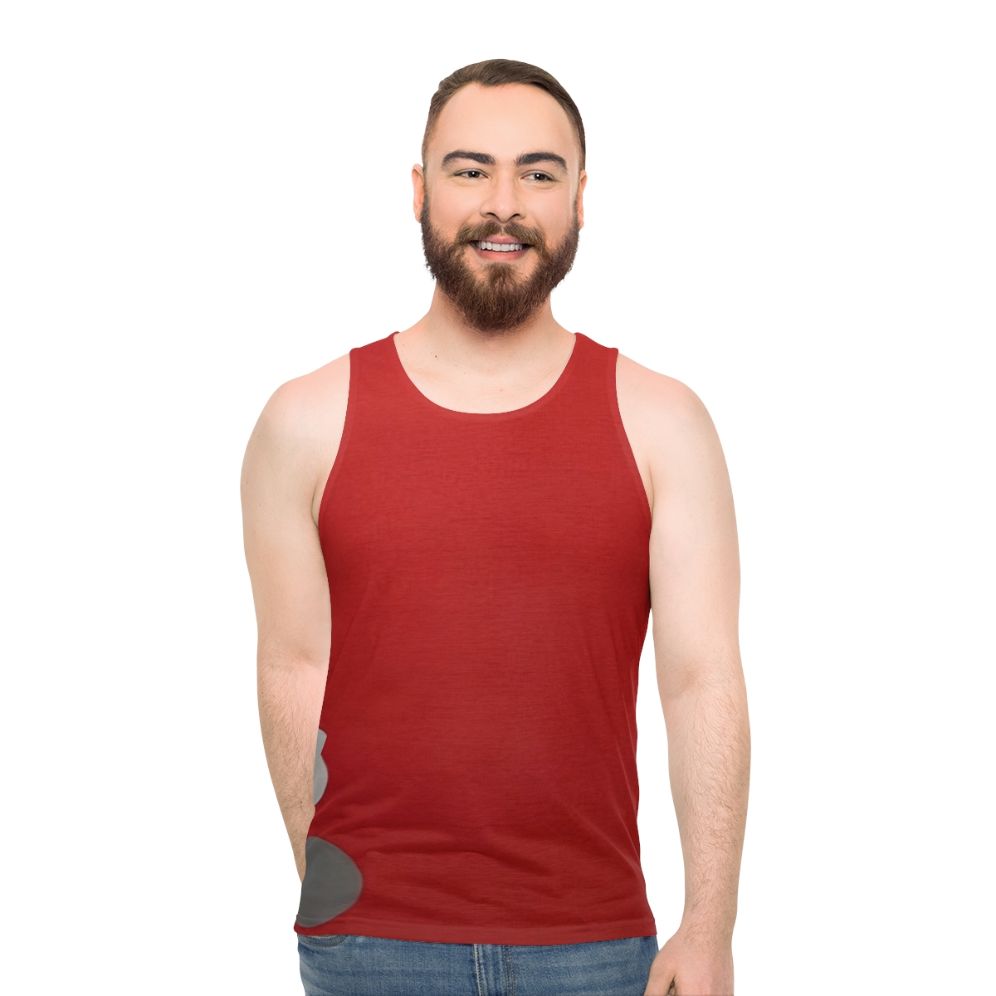 Thomas Downing abstract color field painting unisex tank top