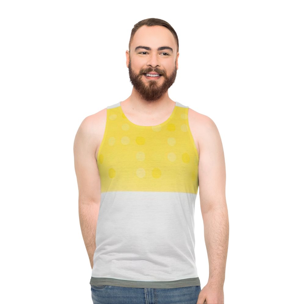 Thomas Downing inspired geometric abstract unisex tank top