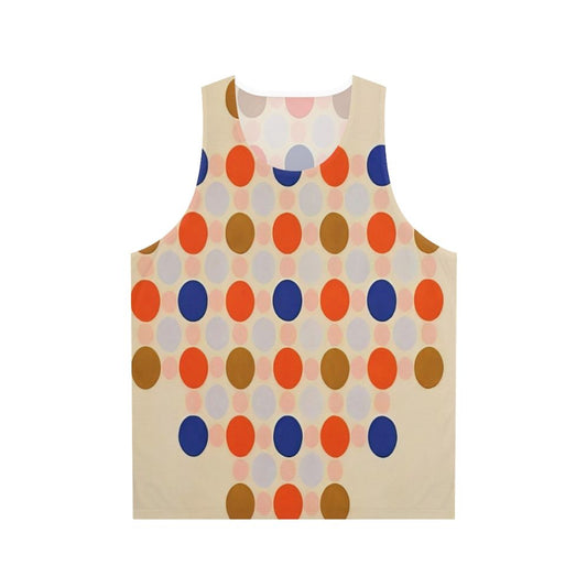 Unisex tank top with Thomas Downing inspired abstract color field painting