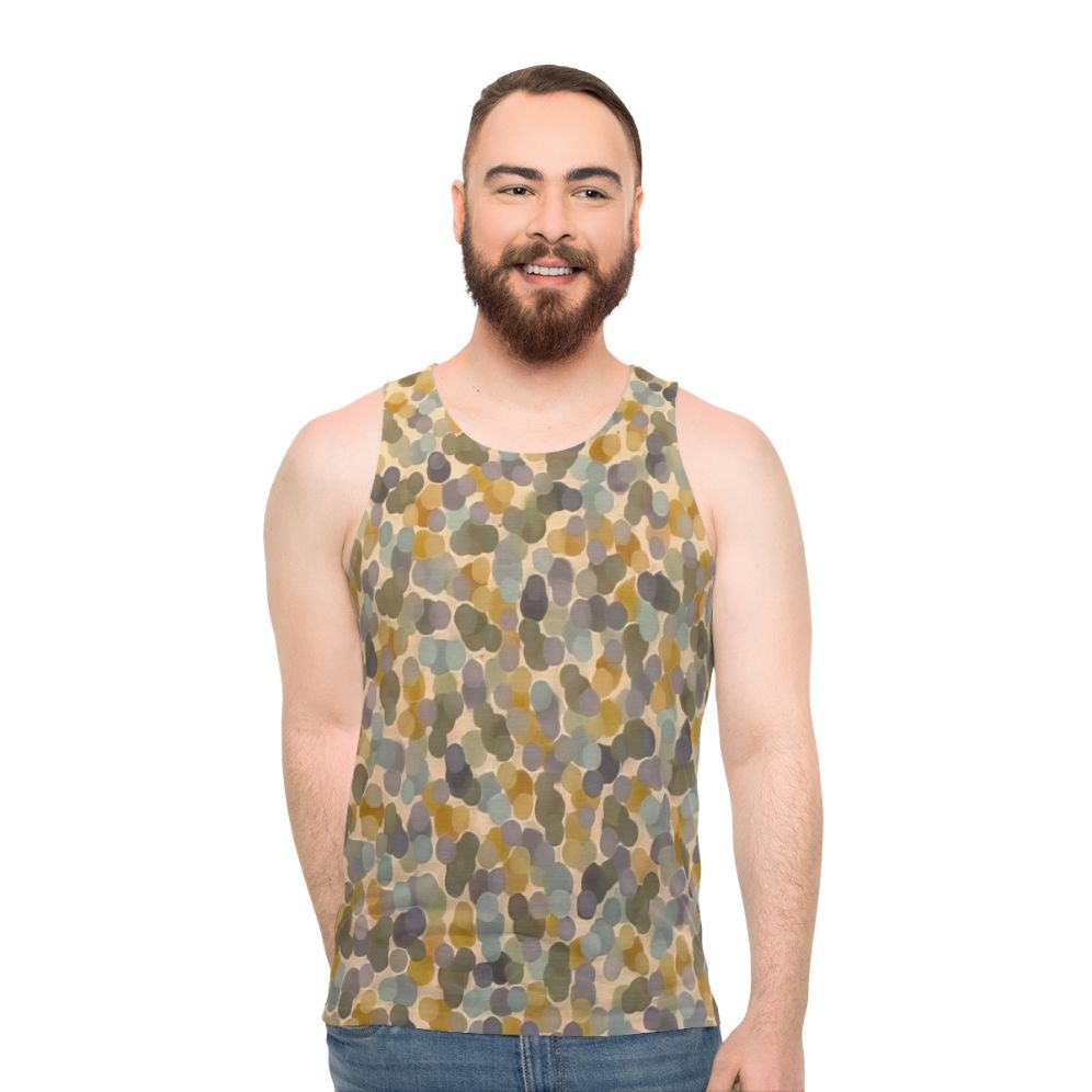 Thomas Downing's Vibrant Summer 1960 Unisex Tank Top