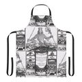 Apron featuring the iconic frontispiece engraving from Thomas Hobbes' Leviathan