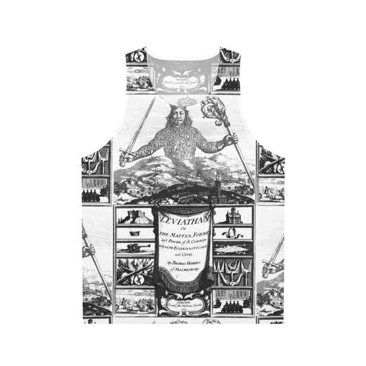 Thomas Hobbes Leviathan Frontispiece Unisex Tank Top
