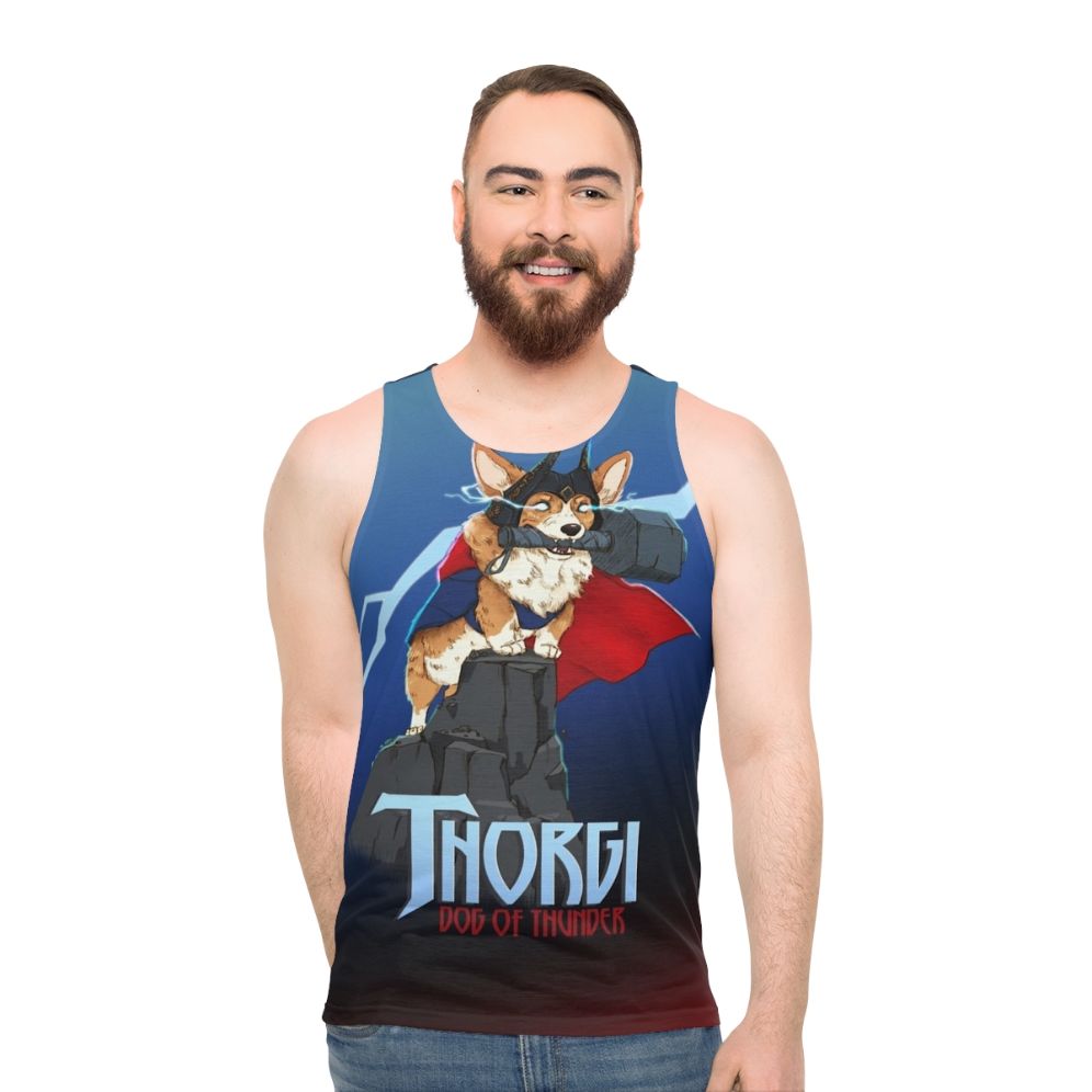 Thorgi Dog Of Thunder Unisex Tank Top