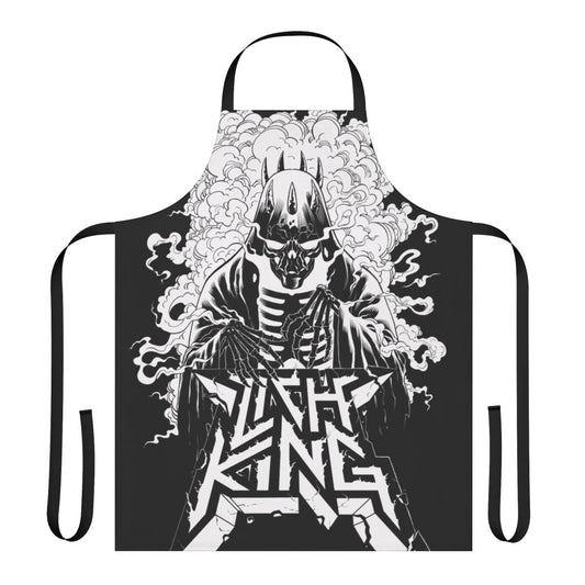 Thrash metal lich king nucleomancer inspired apron
