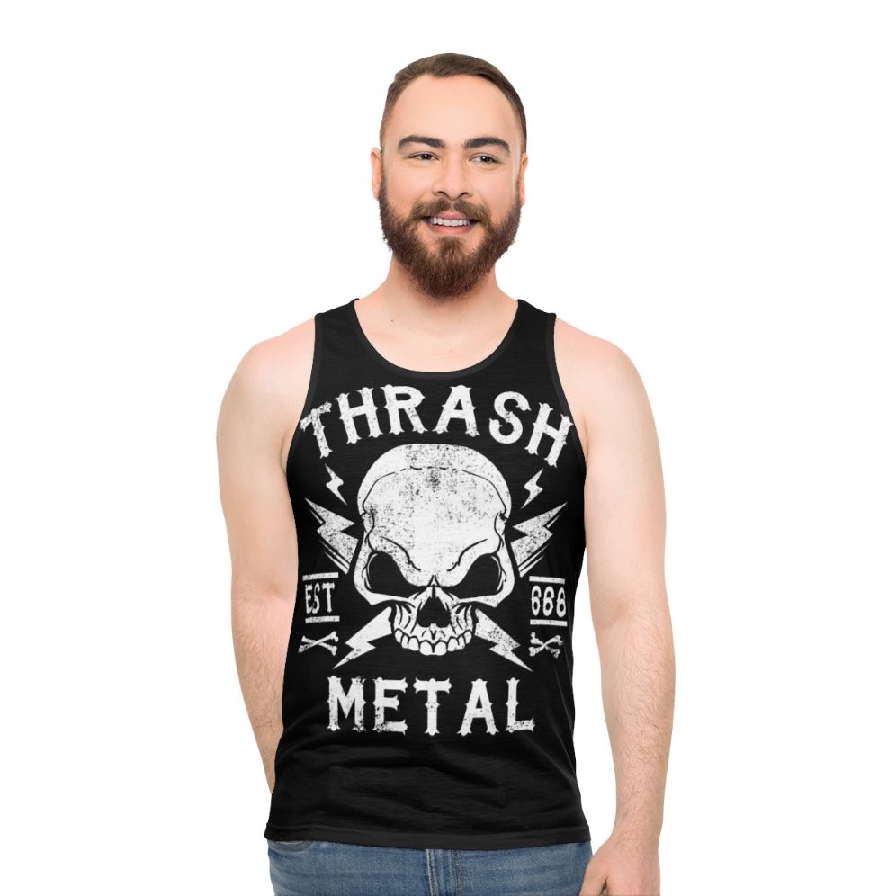 Thrash metal unisex tank top
