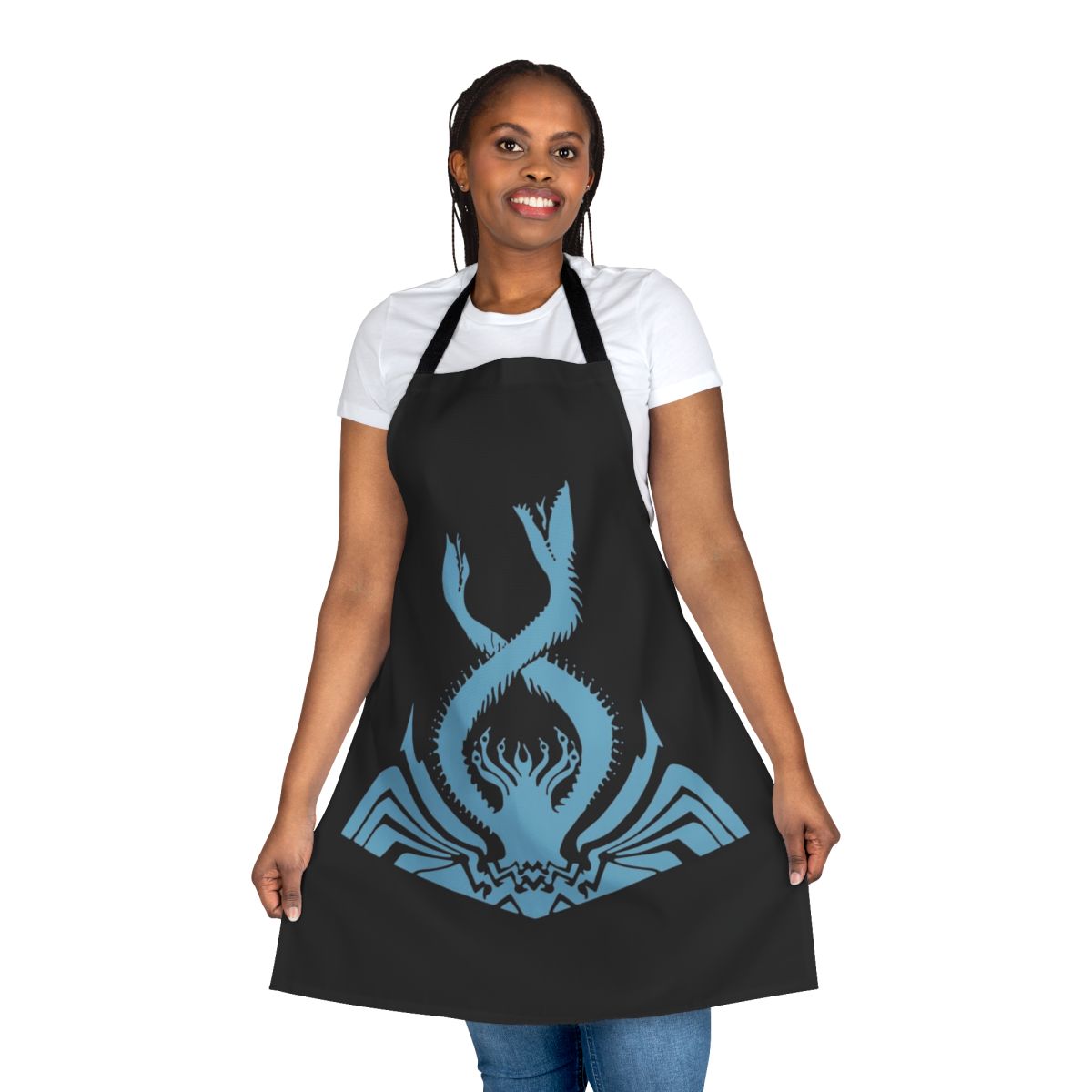 Thrawn-inspired Chimaera logo printed on a high-quality blue apron