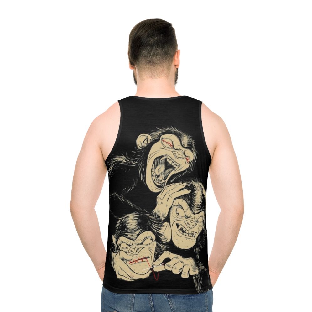 Three Wise Monkeys Unisex Tank Top