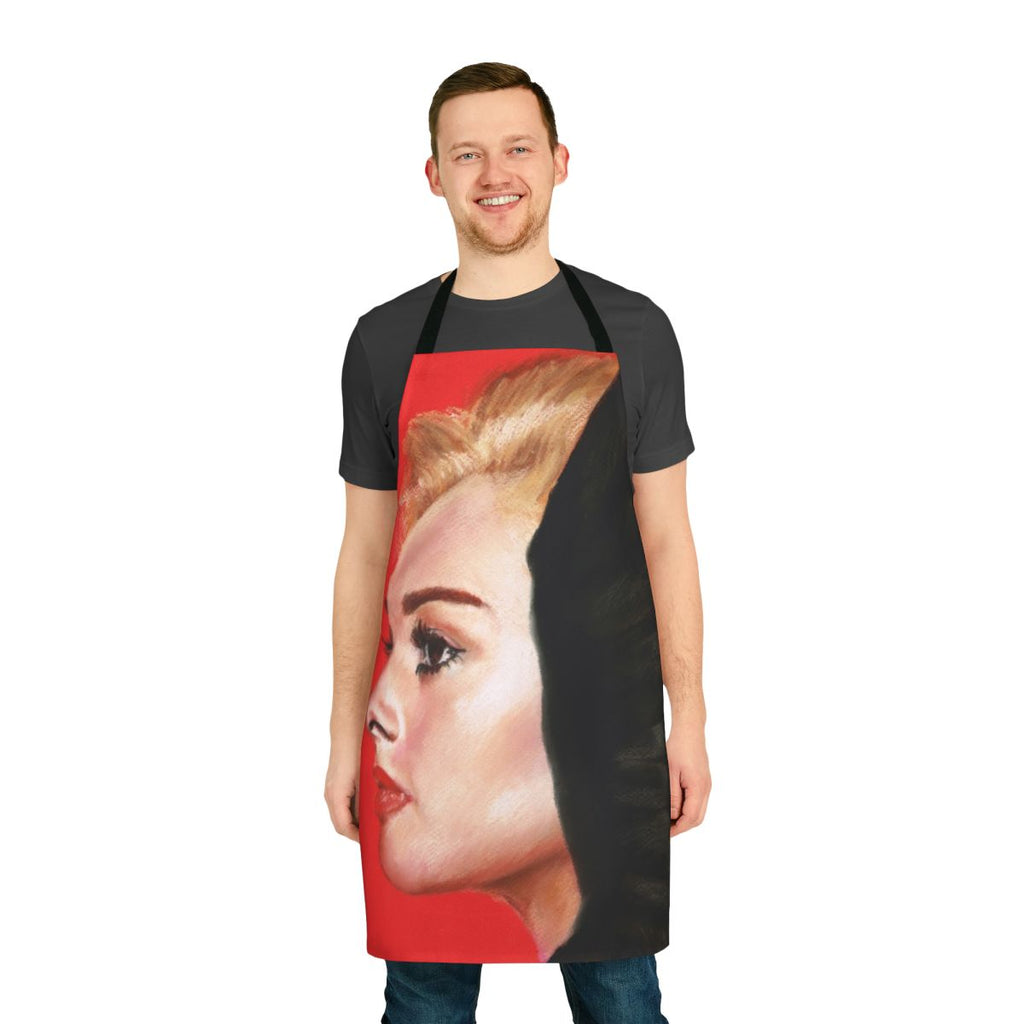 Apron featuring Tippi Hedren and crows from the classic Alfred Hitchcock film The Birds