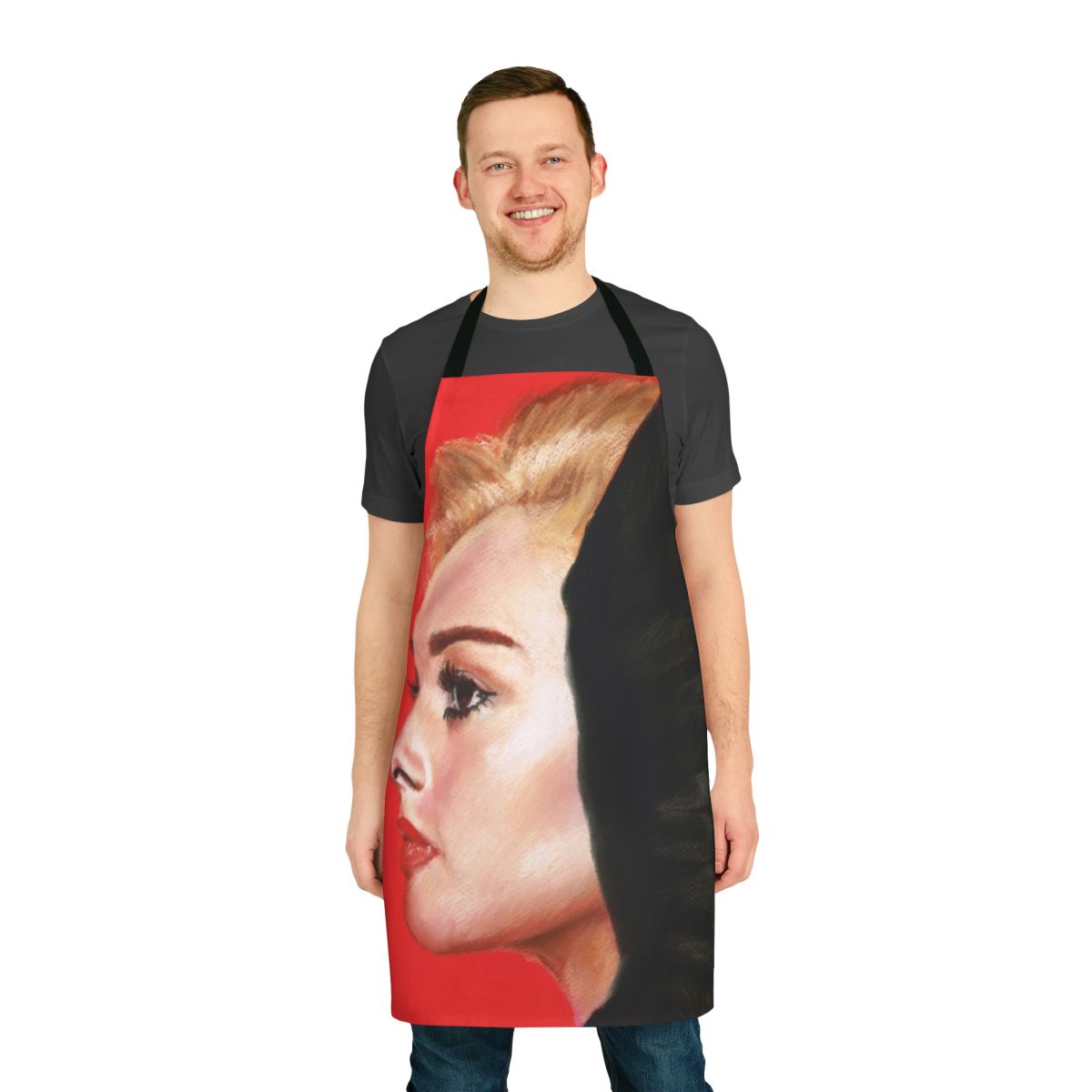 Apron featuring Tippi Hedren and crows from the classic Alfred Hitchcock film The Birds