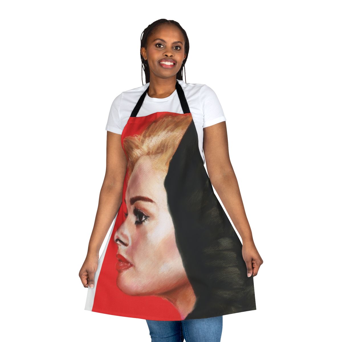 Apron featuring Tippi Hedren and crows from the classic Alfred Hitchcock film The Birds