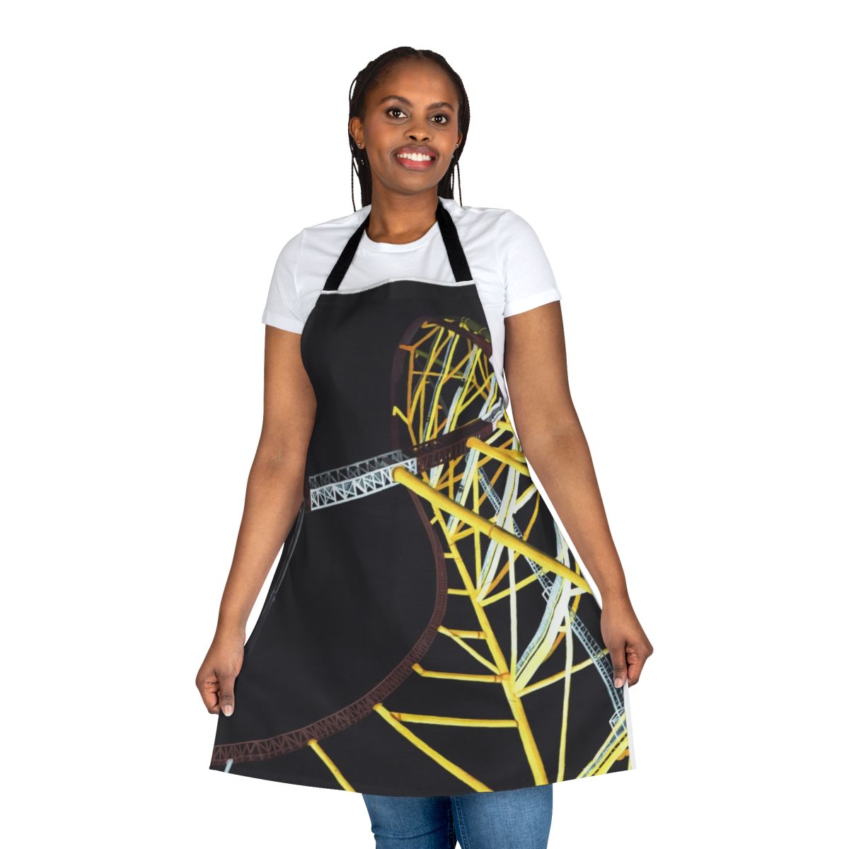 Apron featuring the iconic Top Thrill Dragster roller coaster at Cedar Point amusement park