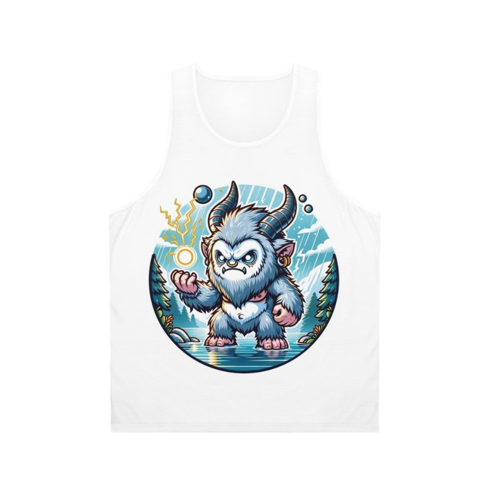Thunderous Silver Ape Legendary Animals Unisex Tank Top