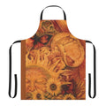 Tiamat-themed wild honey metal apron featuring the band's iconic imagery
