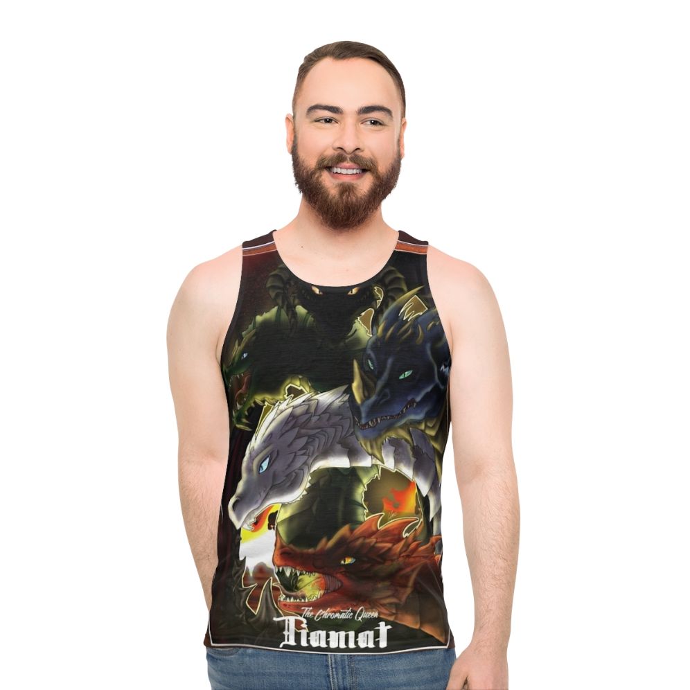 Tiamat the Chromatic Queen Unisex Tank Top