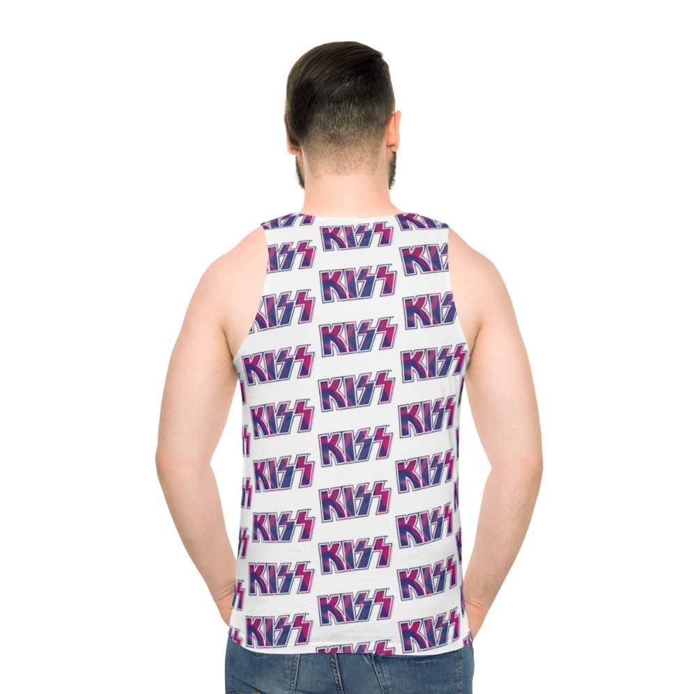 Tie Dye Kiss The Band Unisex Tank Top