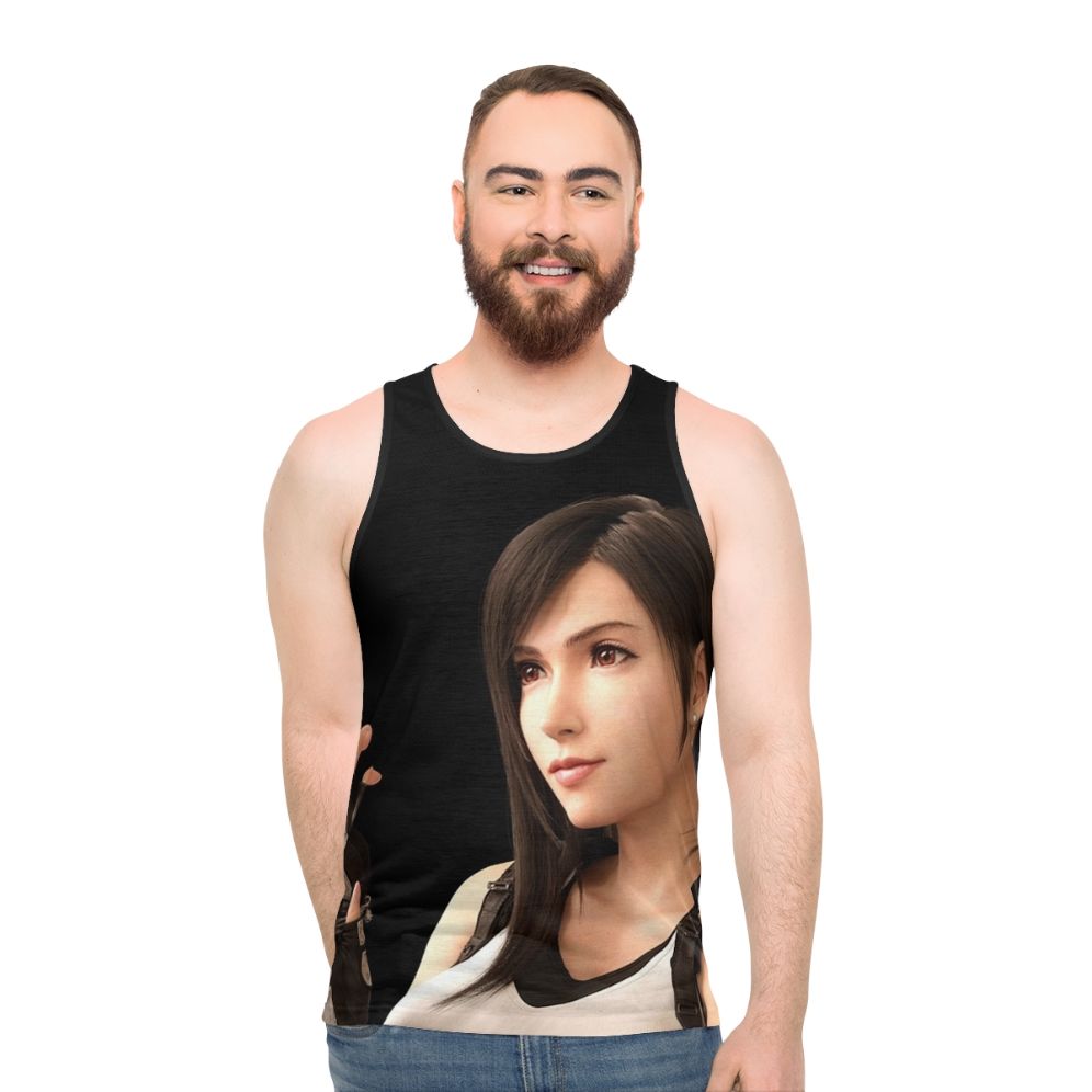 Tifa Lockhart Unisex Gaming Tank Top