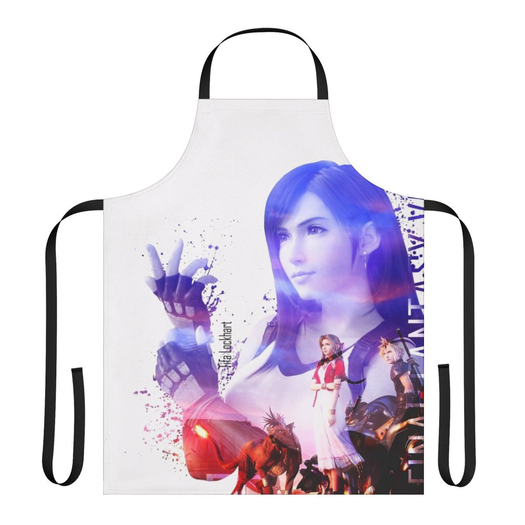Tifa Lockhart inspired apron with Final Fantasy VII design