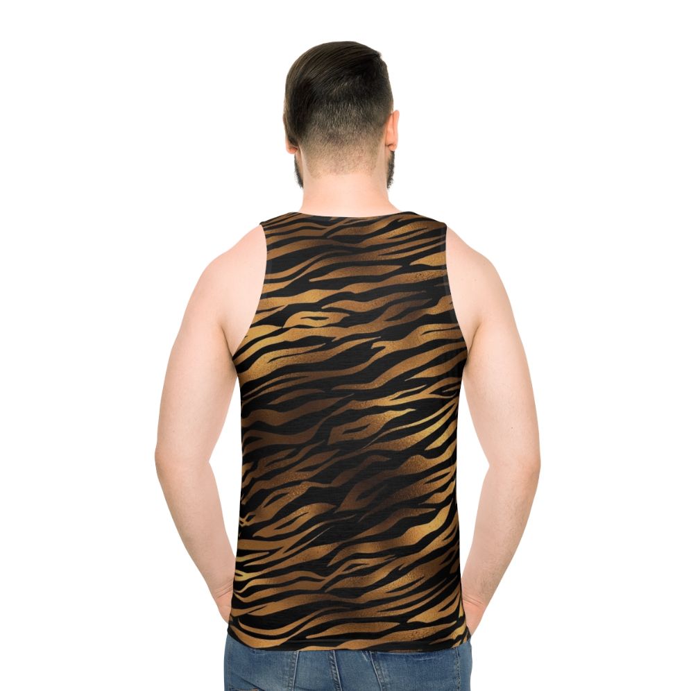 Tiger print unisex tank top
