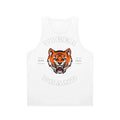 Colorful tiger print unisex tank top