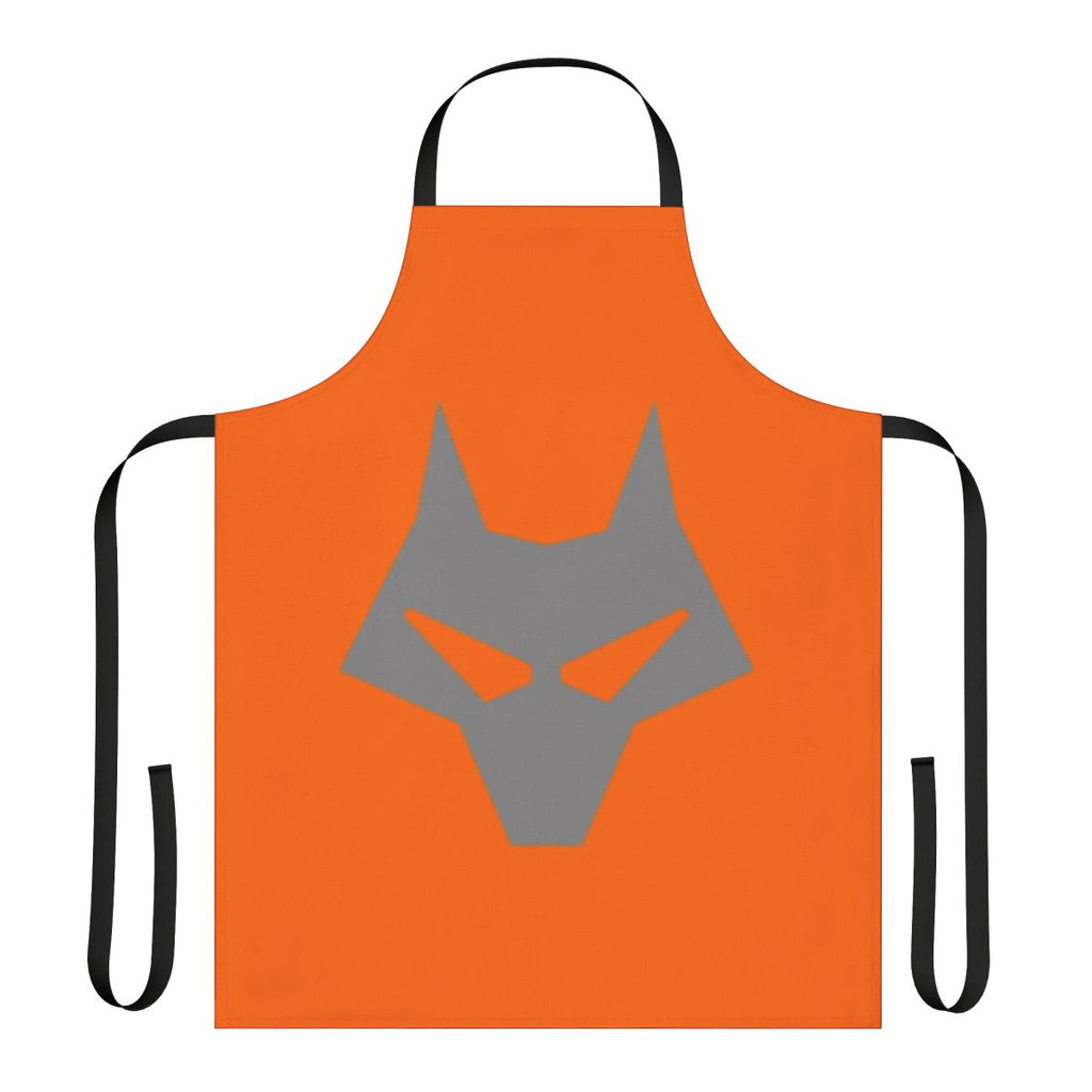 Timber Wolf-themed cosplay apron with wolf and superhero design
