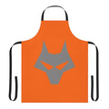 Timber Wolf-themed cosplay apron with wolf and superhero design