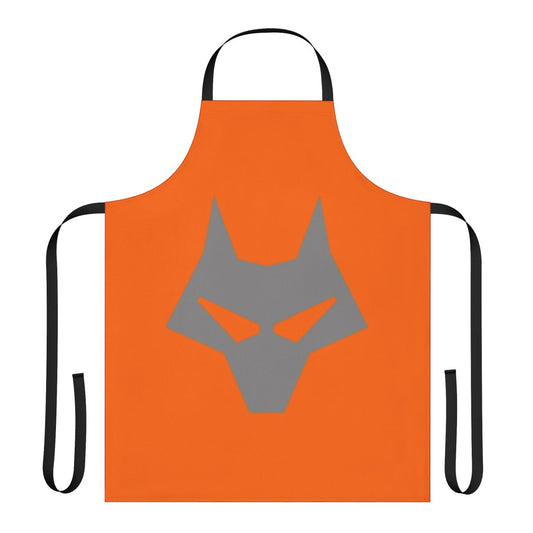 Timber Wolf-themed cosplay apron with wolf and superhero design