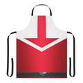 Time Force Inspired Red Apron, featuring a stylish design for power rangers and super sentai fans