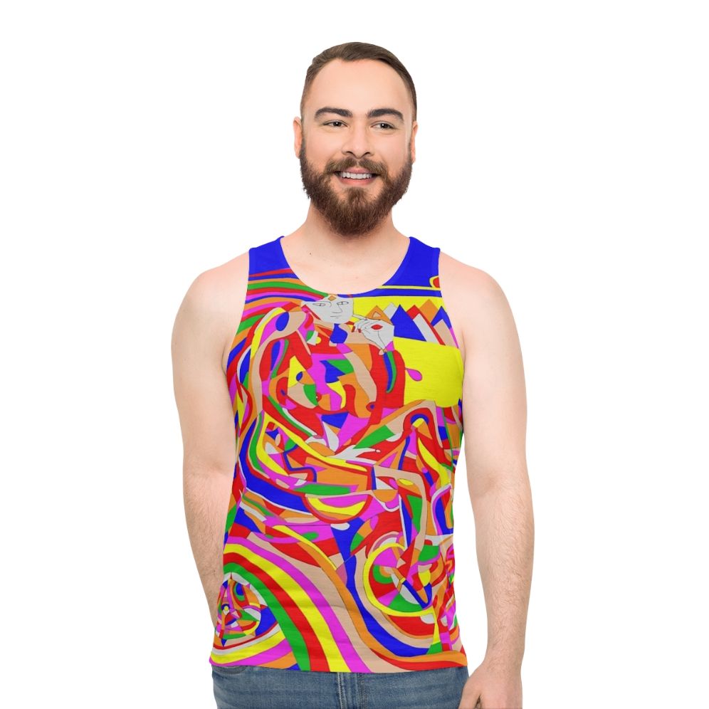 Time Machine Unisex Tank Top