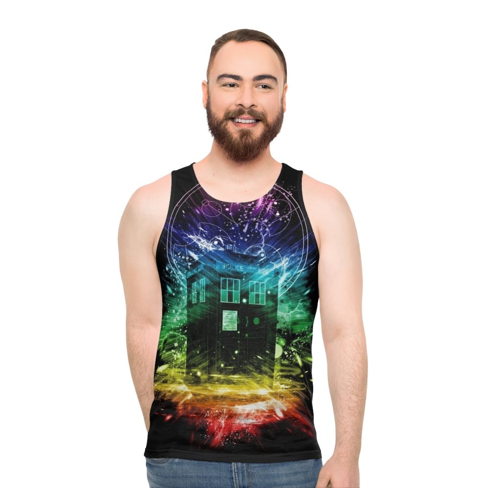 Time Storm Doctor Who Inspired Unisex Tank Top
