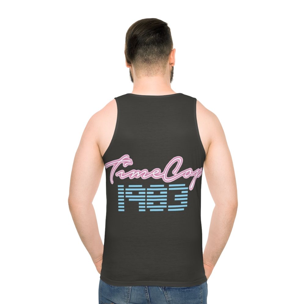 Timecop 1983 synthwave retro 80s unisex tank top