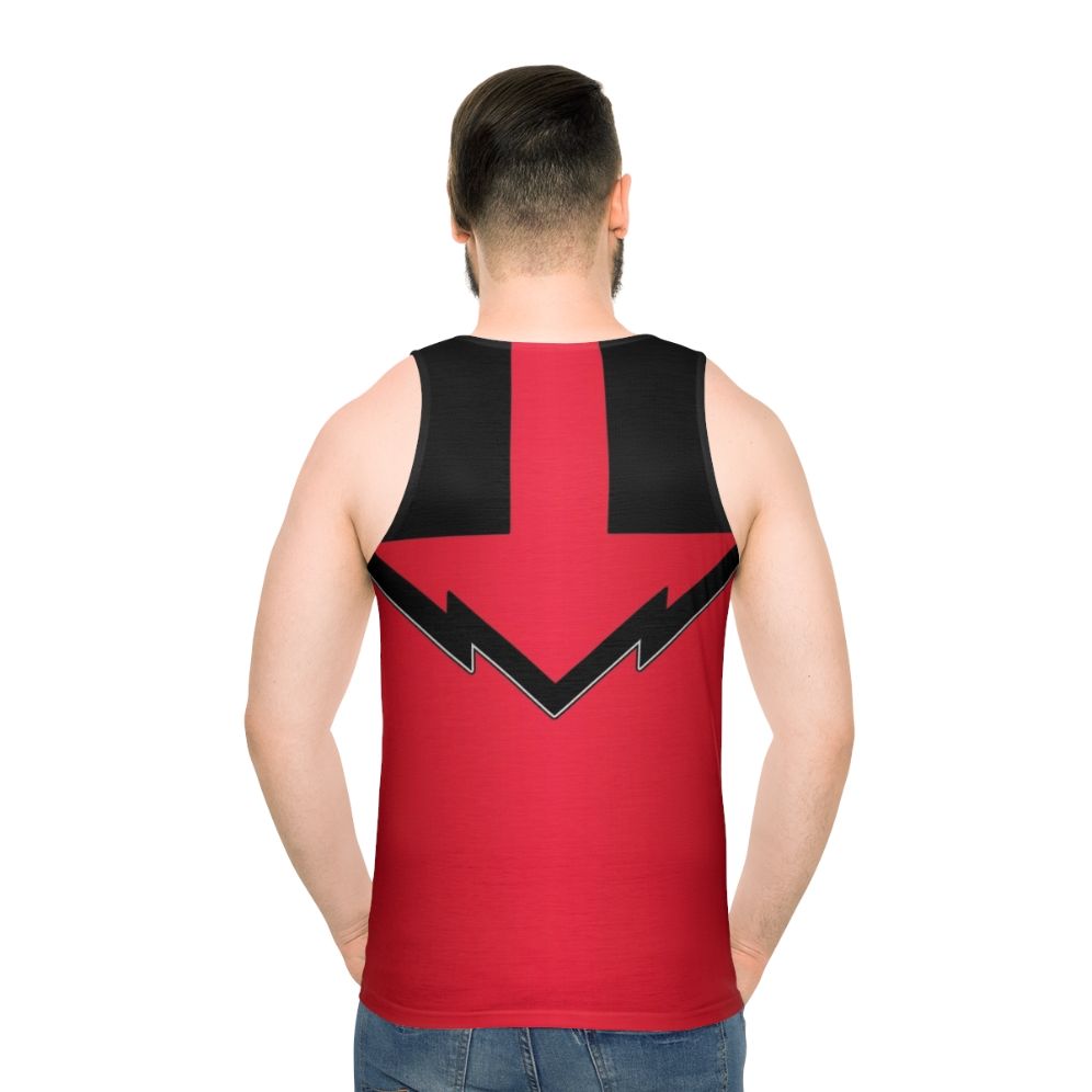 Timefire Unisex Tank Top featuring power rangers and time travel design