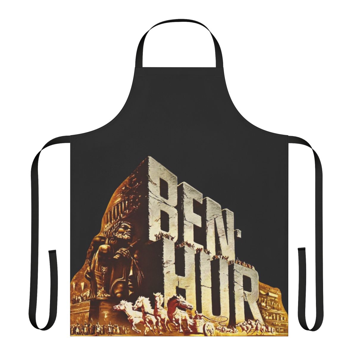Vintage-inspired Ben Hur movie themed apron in a modern, creative design