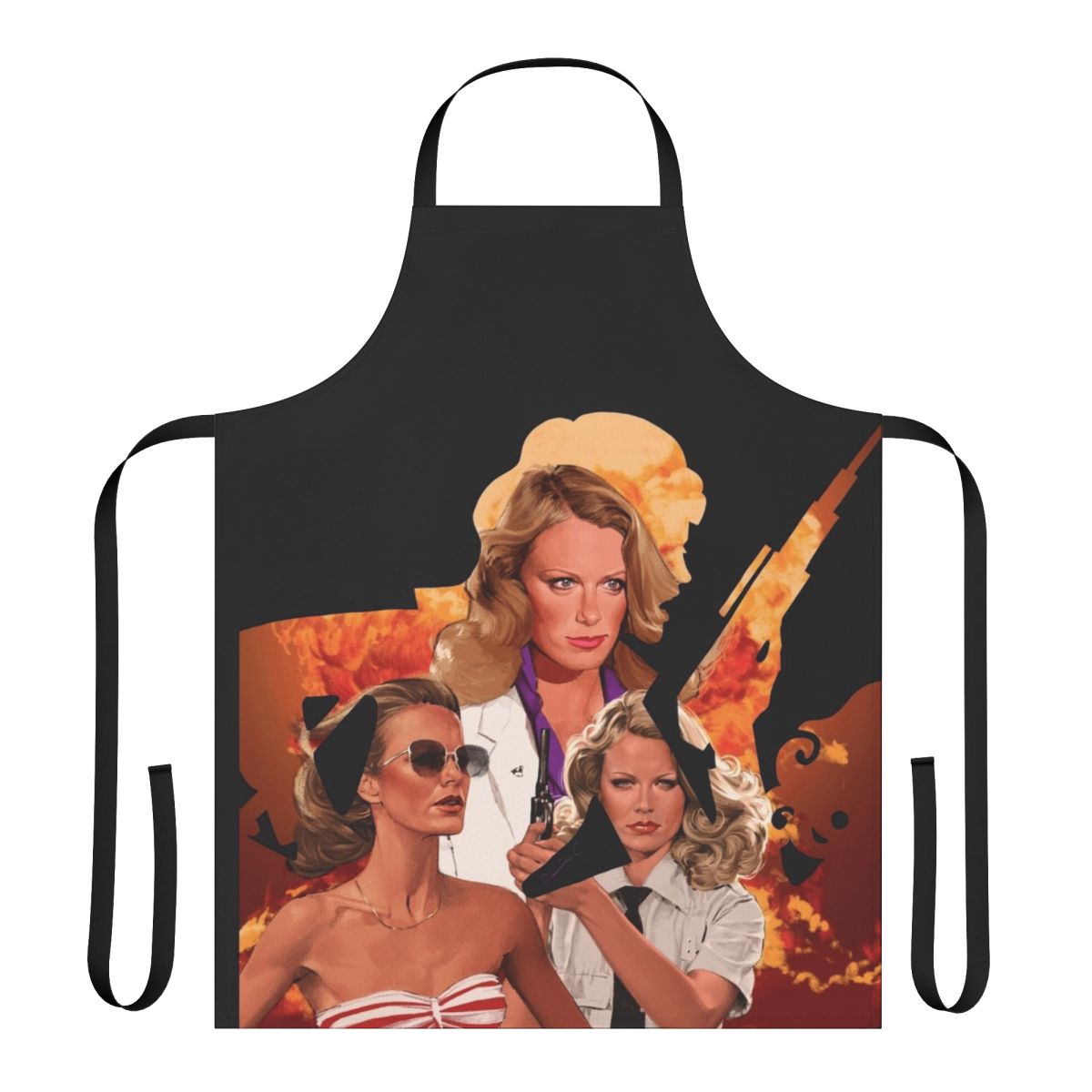 Tiffany-inspired retro apron for women, featuring a stylish and functional design for the kitchen