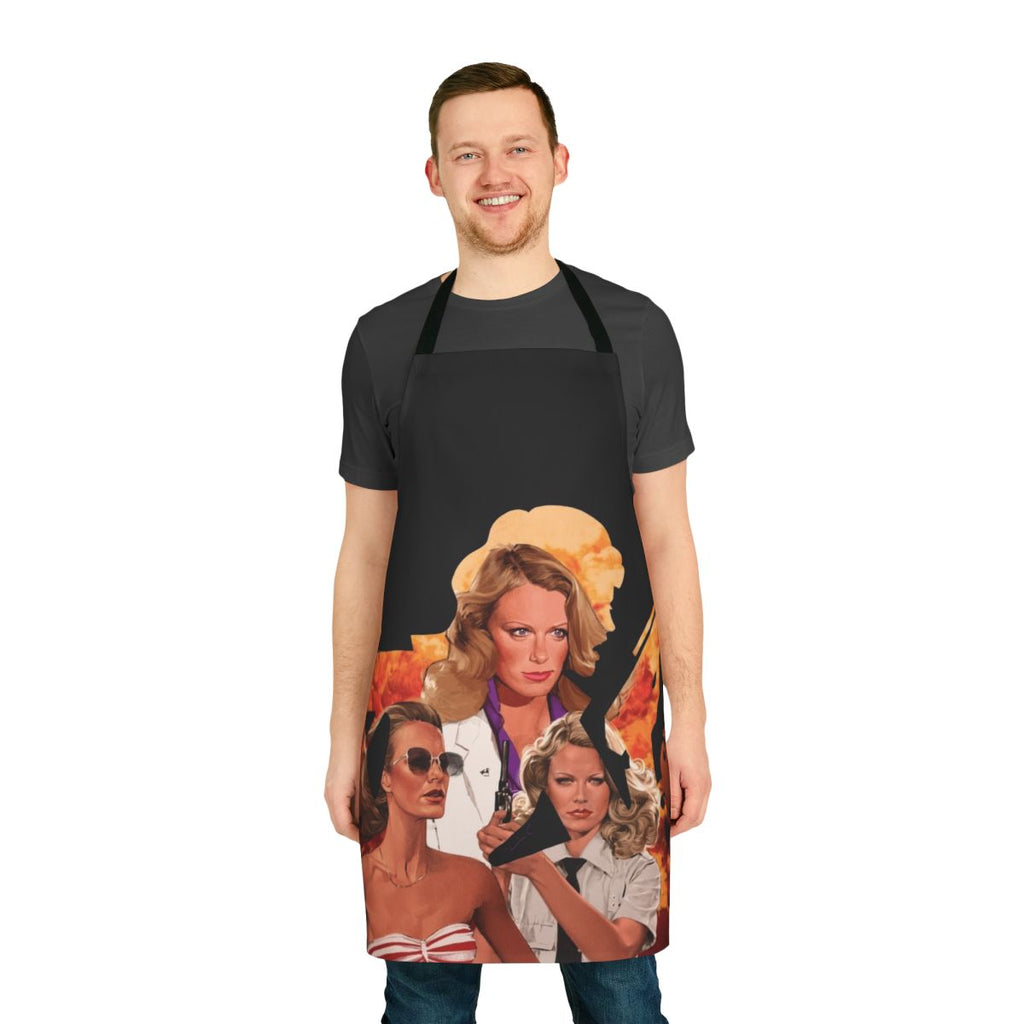 Tiffany-inspired retro apron for women, featuring a stylish and functional design for the kitchen