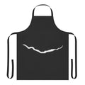 Apron featuring a design inspired by the iconic "Crack in Time" from the sci-fi series Doctor Who