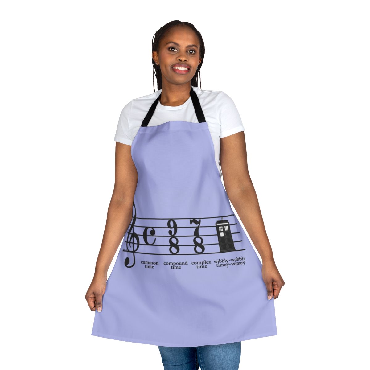 Timey-Wimey Tardis Inspired Apron for Whovians