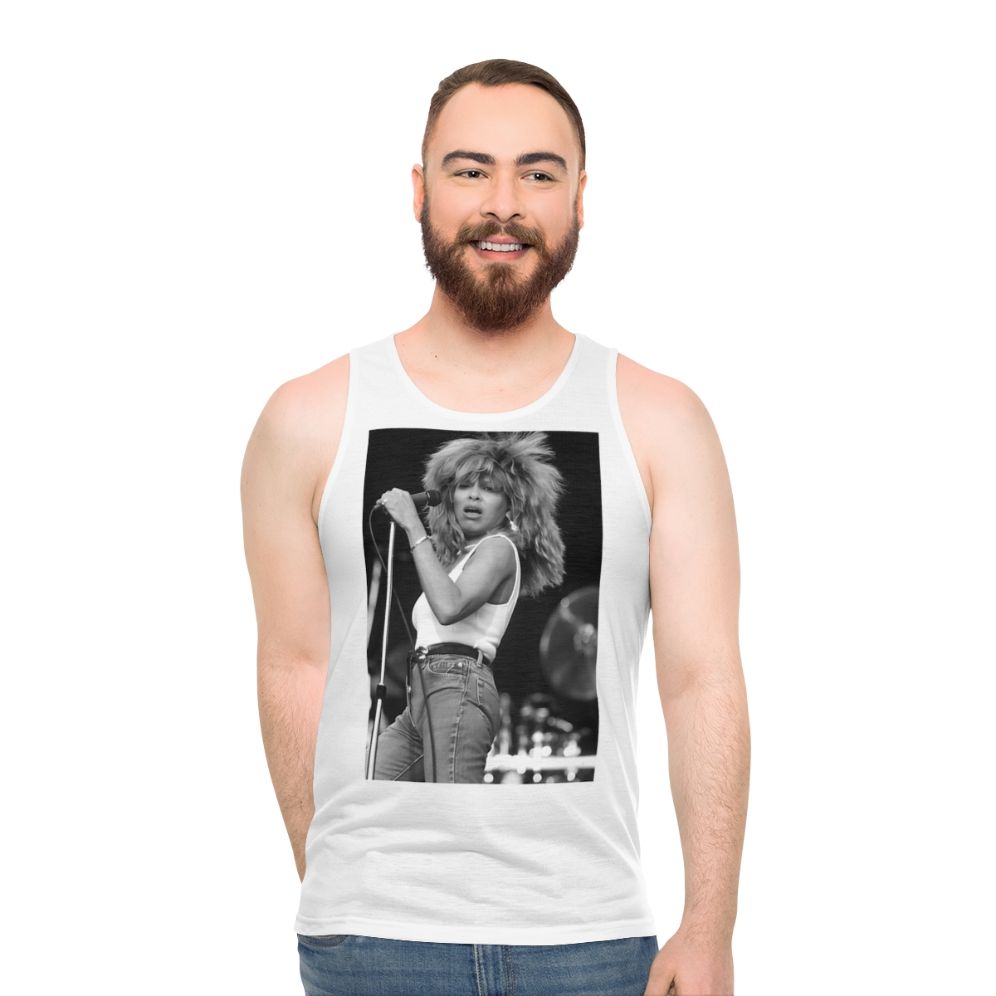 Tina Turner Inspired Unisex Music Fan Tank Top