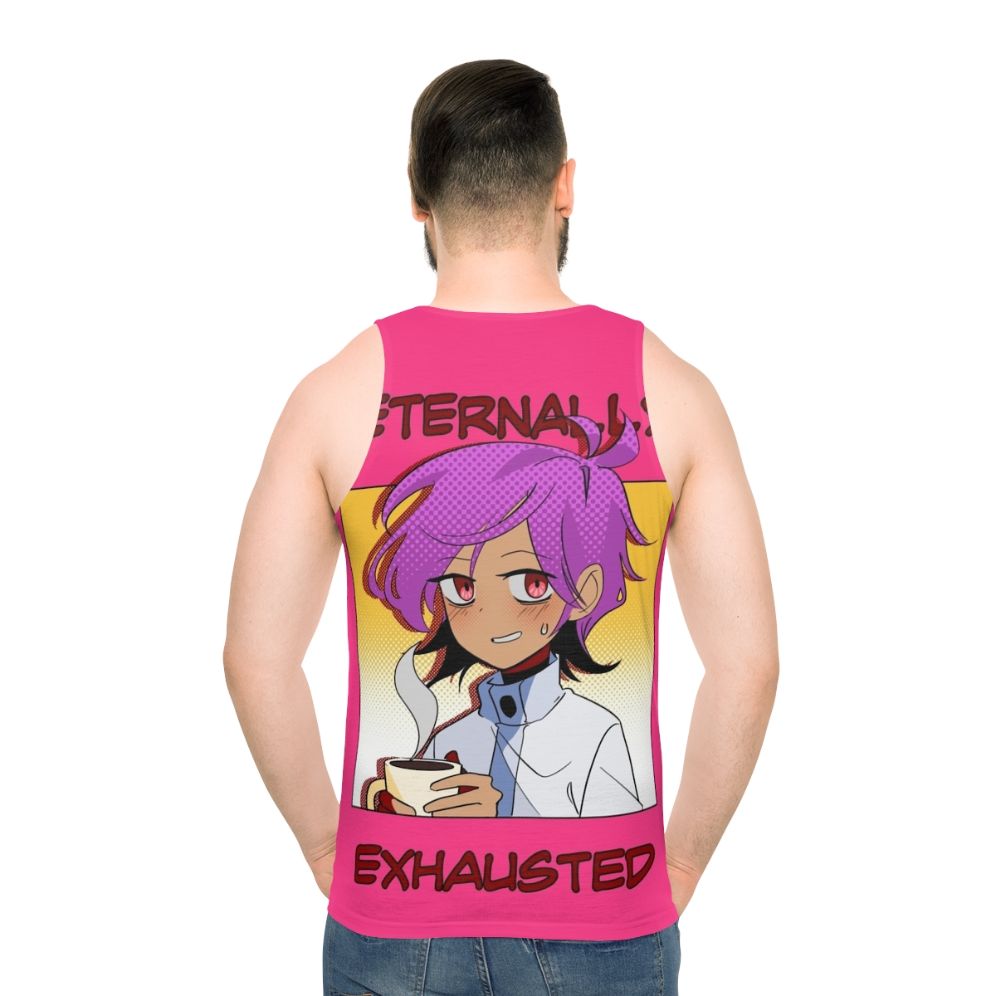 Tired and Exhausted Anime Webtoon Unisex Tank Top