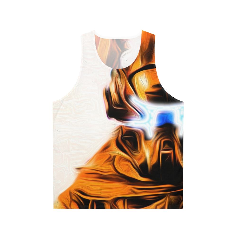 Titanfall-inspired unisex tank top with oil paint design
