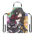 Tokisaki Kurumi inspired anime-style apron with cute cat and kawaii design