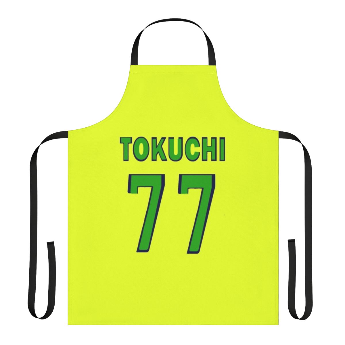 Tokuchi Toua inspired baseball apron with anime and manga graphics