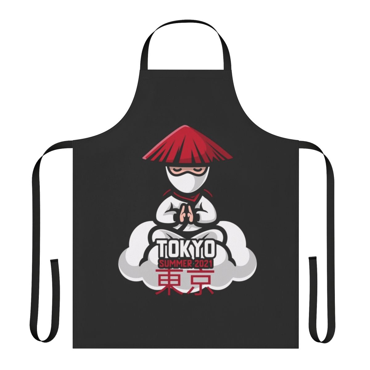 Tokyo-inspired apron featuring the 2021 Olympic Games design