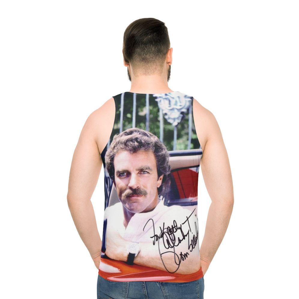 Signed Tom Selleck Celebrity Unisex Tank Top